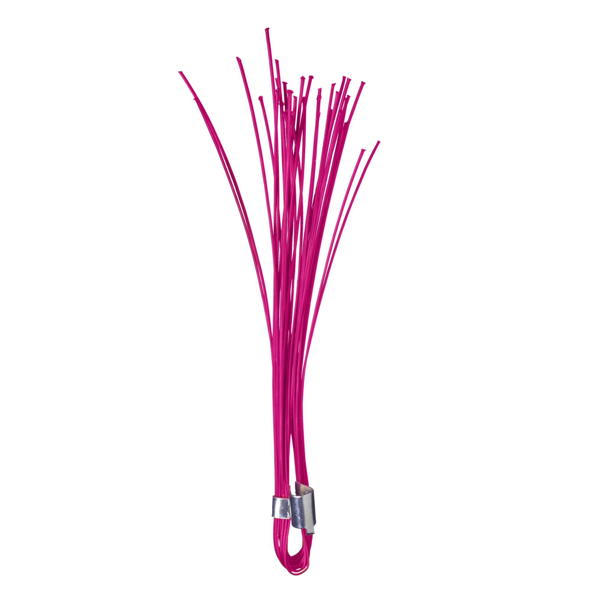 Mutual Industries 15900-175-0 Stake Whiskers Glo Pink 500/Box